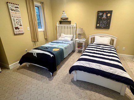 North Falmouth Cape Cod vacation rental - Bedroom with 2 twins and a trundle