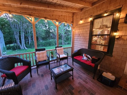 Brewster Cape Cod vacation rental - Back patio