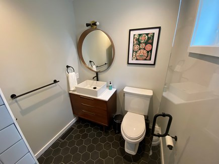 Woods Hole Cape Cod vacation rental - Bathroom 4, with stall shower.