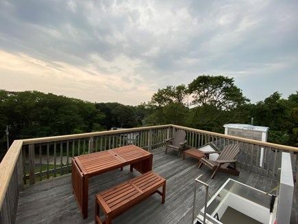 Woods Hole Cape Cod vacation rental - Roof Deck with water & vineyard views