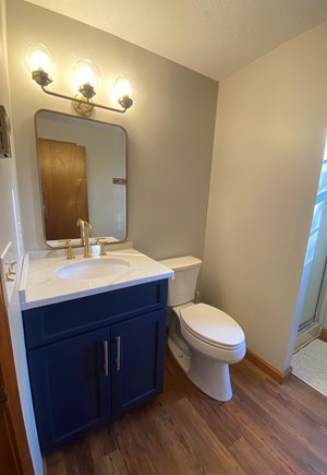 Eastham Cape Cod vacation rental - First floor full bath with standing shower and all new vanity