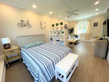Centerville, Barnstable Cape Cod vacation rental - Family room with a queen size bed and a queen pull out sofa bed