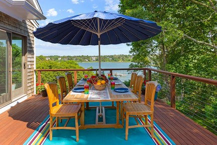 Eastham Cape Cod vacation rental - Dine al fresco with a water view.