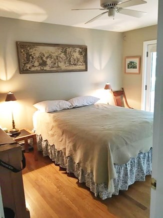 Wellfleet Cape Cod vacation rental - Main level Queen Bedroom with access to patio