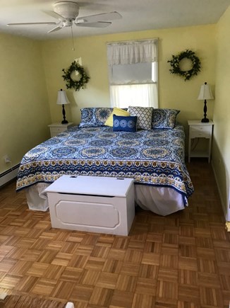 Yarmouth Cape Cod vacation rental - Comfy master bedroom with King size bed and TV, window AC