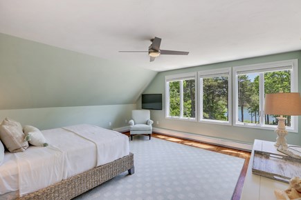 West Dennis Cape Cod vacation rental - King Bed Master Bedroom with Cove Views!