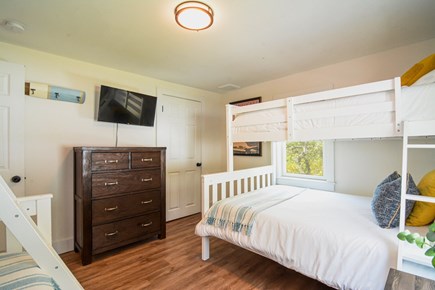 East Dennis Cape Cod vacation rental - Bedroom (2) has 2 twin over full bunk beds