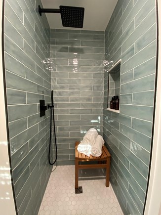 East Dennis Cape Cod vacation rental - Jack and Jill bathroom with rain head shower