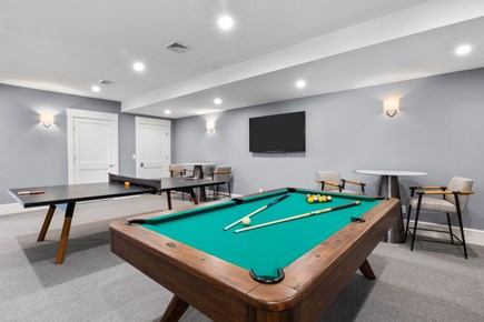 Chatham, Crows Pond and Pleasant Bay Cape Cod vacation rental - Game room in lower level