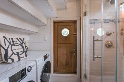 East Sandwich Cape Cod vacation rental - Bath with walk in shower and laundry