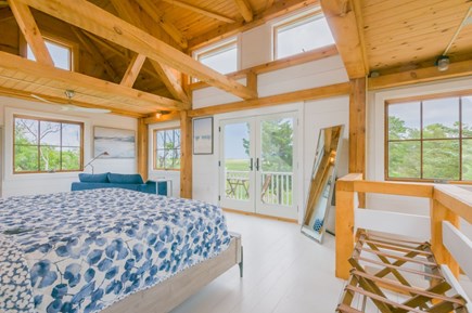 East Sandwich Cape Cod vacation rental - King bedroom with balcony