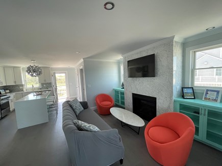 East Sandwich Cape Cod vacation rental - Living room looking toward