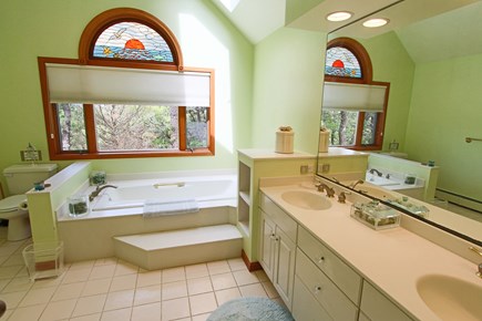 Truro Cape Cod vacation rental - Private Bath in Bedroom #1 - Tub & Shower