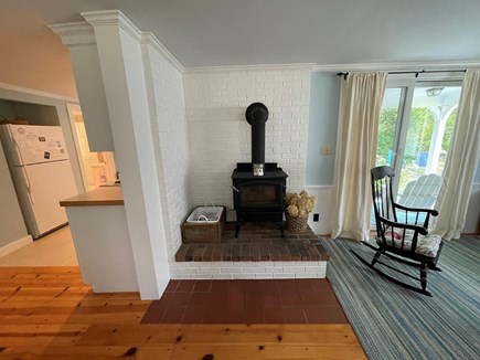 West Barnstable - Old King's H Cape Cod vacation rental - Winter wood stove!