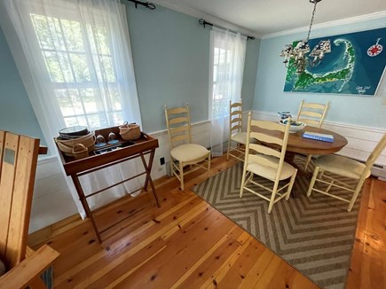West Barnstable - Old King's H Cape Cod vacation rental - Dining with six chairs.