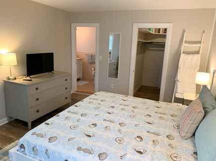 Dennis Port Cape Cod vacation rental - Downstairs King Bedroom with Full Bathroom and Walk-in Closet.