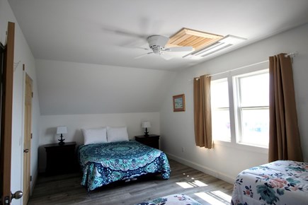 Truro Cape Cod vacation rental - Second Level Bedroom with Queen and 2 Twins
