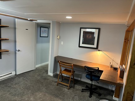 Hyannis Cape Cod vacation rental - Office Workspace (Basement)