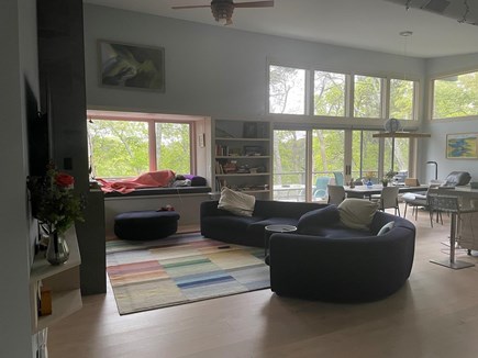 Orleans Cape Cod vacation rental - Window seat and couch area