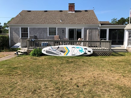 Dennis Cape Cod vacation rental - Backyard view