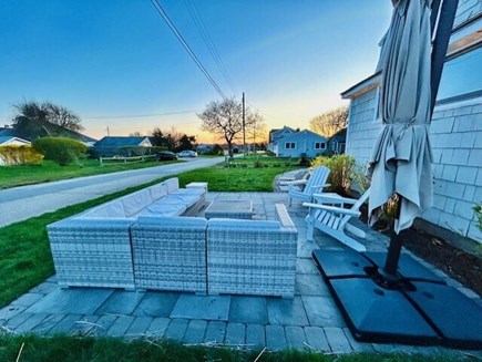 Falmouth Heights/Teaticket Cape Cod vacation rental - We have 2 patios, this one & one in back with BBQ and dining set.