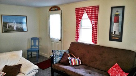 Chatham Ridgevale Beach Area Cape Cod vacation rental - Living room and entrance