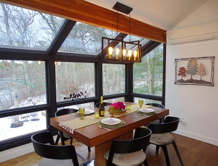 Harwich - Brewster Border / Ch Cape Cod vacation rental - Dining room with pond views