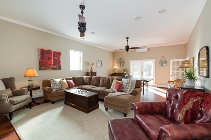 East Dennis Cape Cod vacation rental - There's room for everyone at the Carriage House Living Room
