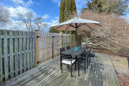 East Dennis Cape Cod vacation rental - Main House - Grill and Dine on the Deck
