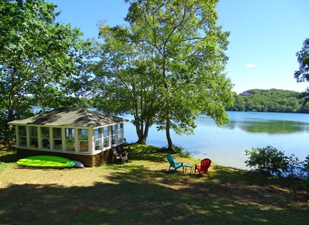 Dennis Cape Cod vacation rental - Lovely water front setting – relax, sit, swim, kayak