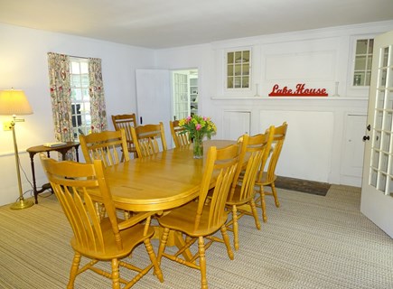 Dennis Cape Cod vacation rental - Dining area seats 8, leads to sun porch