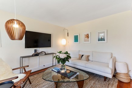 Truro Cape Cod vacation rental - Comfy seating area with large Smart TV.