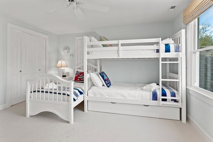 Orleans Cape Cod vacation rental - Upstairs is the first Guest Bedroom with a bunk bed with a trundle plus twin
