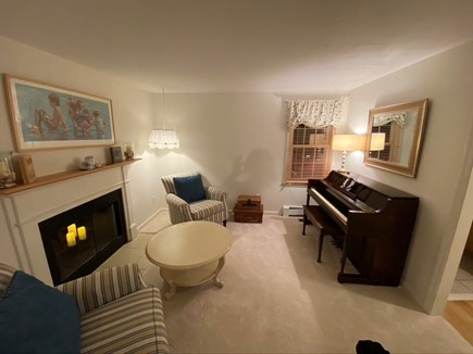 Eastham Cape Cod vacation rental - Living room at Chloe's. Comfortable sofa, love seat, club chairs