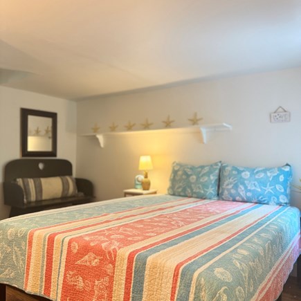 Brewster,  On private road in downtown B Cape Cod vacation rental - Comfy master bedroom.