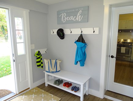 Falmouth Cape Cod vacation rental - Step into the mudroom of our comfortable, newly renovated house.