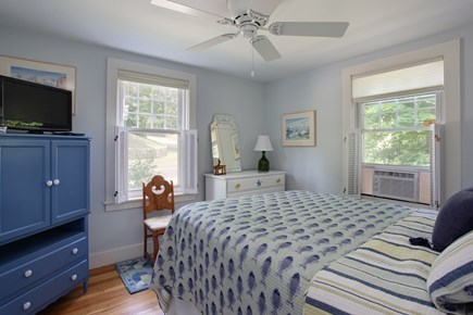 Sandwich Cape Cod vacation rental - First floor guest bedroom w/queen and tv