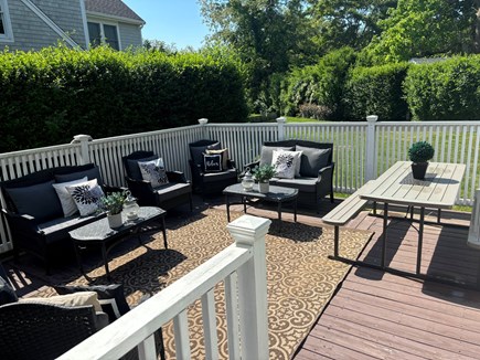 Dennis Cape Cod vacation rental - Large deck with ample seating