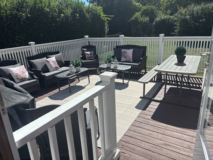 Dennis Cape Cod vacation rental - Ample deck with table and grill