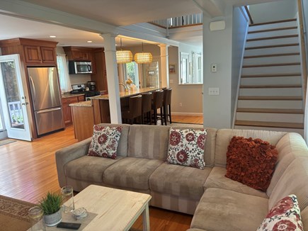 Dennis Cape Cod vacation rental - Open Family Room and Kitchen
