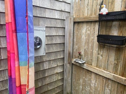 East Harwich Cape Cod vacation rental - Outside Shower
