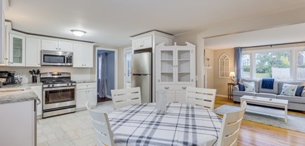 South Yarmouth Cape Cod vacation rental - View of open concept LR/DR/ Kitchen with view of den entry