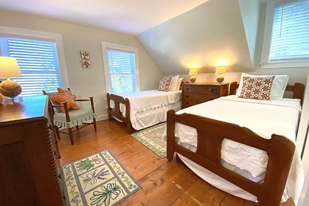 Hyannis Port Cape Cod vacation rental - 2nd restful bedroom with 2 twin beds