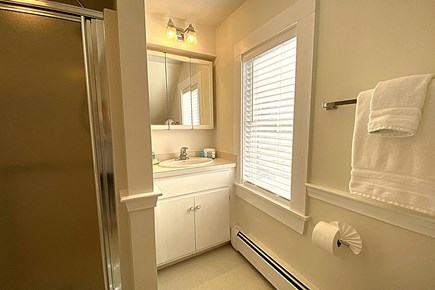 Hyannis Port Cape Cod vacation rental - Second floor bath with shower stall