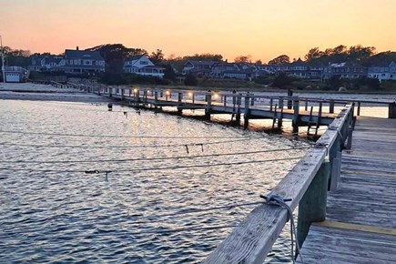 Hyannis Port Cape Cod vacation rental - The boardwalk at Eugenia Fortes Beach stretches out into Hyannis