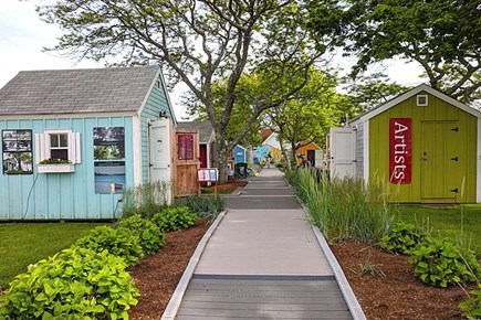 Hyannis Port Cape Cod vacation rental - Be sure to visit the waterfront artist shanties!