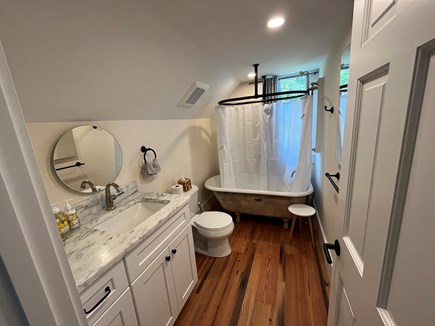 Orleans Cape Cod vacation rental - Upstairs bathroom with authentic clawfoot tub