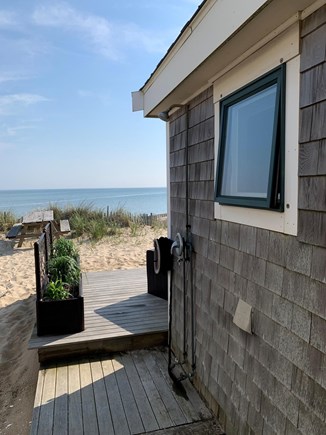 Truro, Sutton Place Condos, North Tru Cape Cod vacation rental - Outdoor Shower to rinse off the beach sand