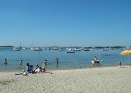 Bourne, Monument Beach Cape Cod vacation rental - A town beach less than a mile away with off-street parking