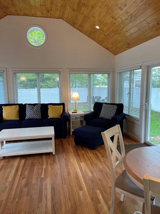 South Yarmouth Cape Cod vacation rental - Three Season room with access to back yard and driveway